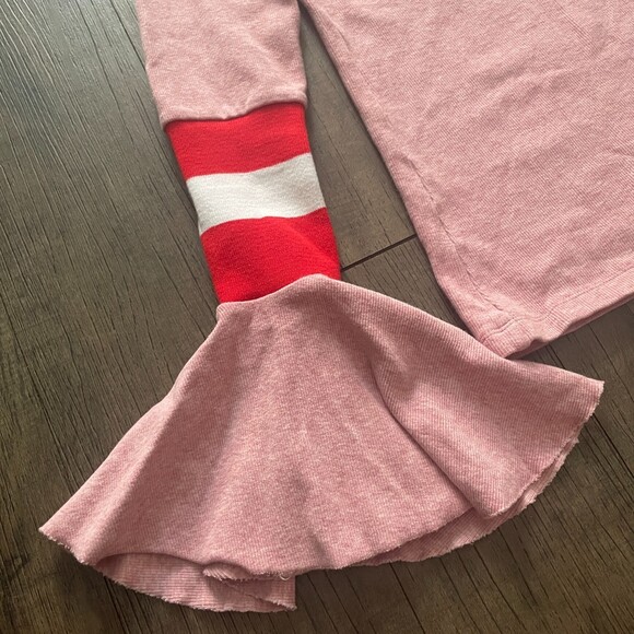 Maggie Marilyn Bell Flare Mock Neck Sweater Pink 2 - Picture 5 of 9